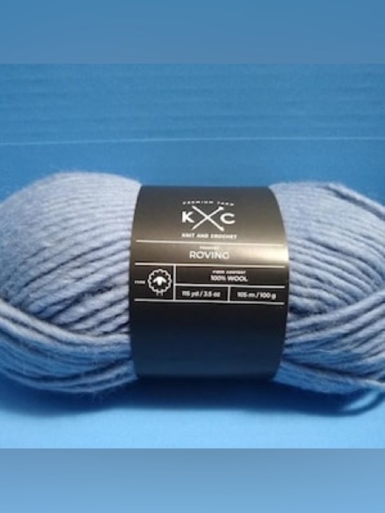 K + C Knit and Crochet Other - K + C Knit and Crochet Premium Roving Yarn Infinity Blue Light Blue NWT